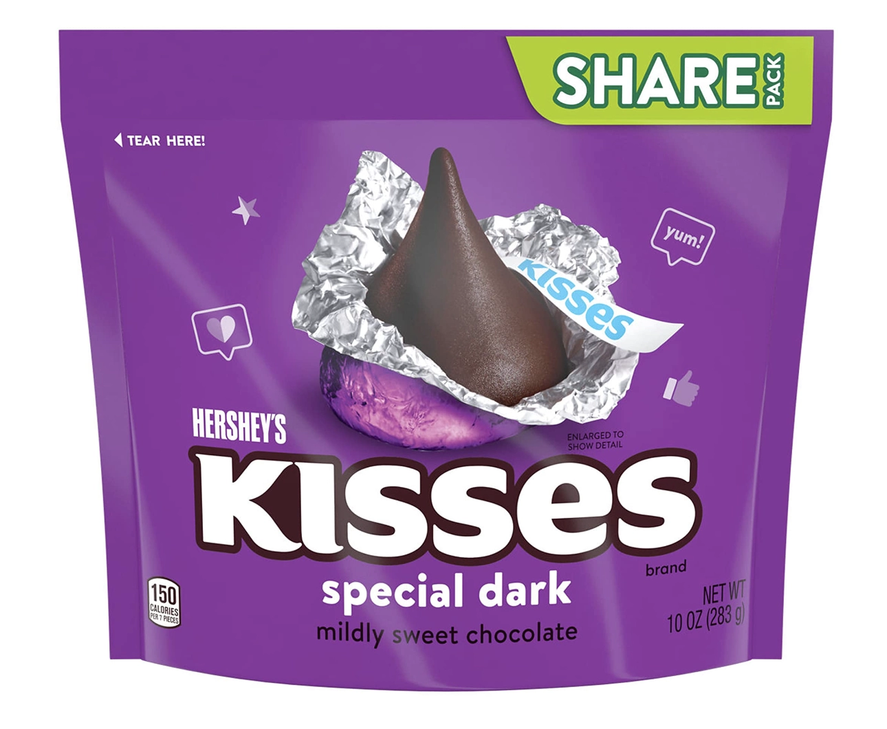 Hersheys Kisses Dark Chocolate Pack